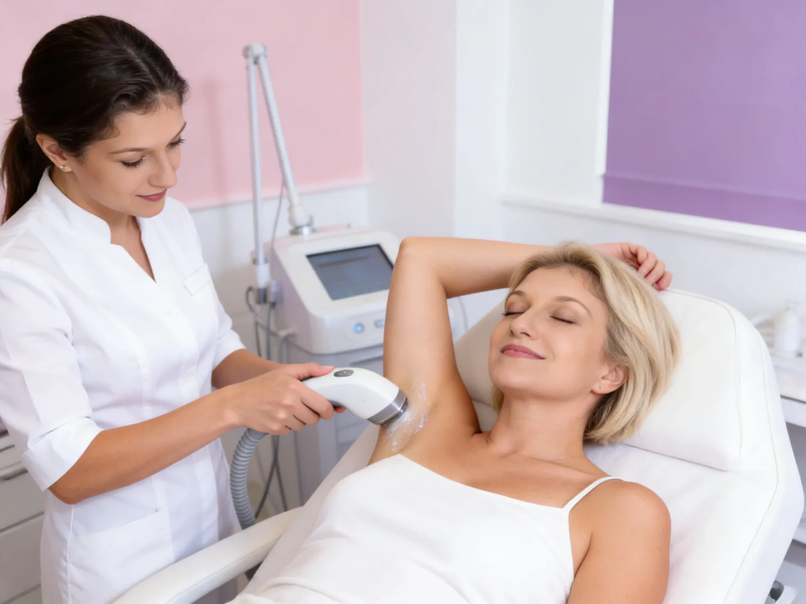 Full bikini + intergluteal + underarms — offre épilation laser à Nice